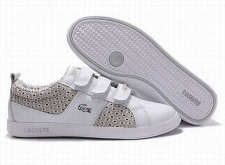 basket lacoste garcon scratch
