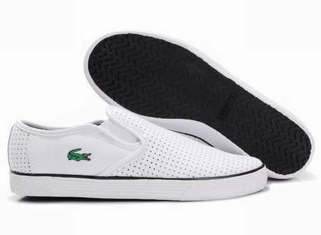 chaussure lacoste femme grise